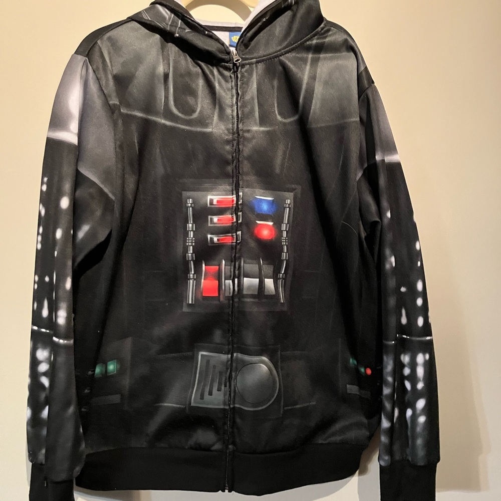 Men’s XXL Star Wars Full Zip Hoodie Authentic Lucas Product